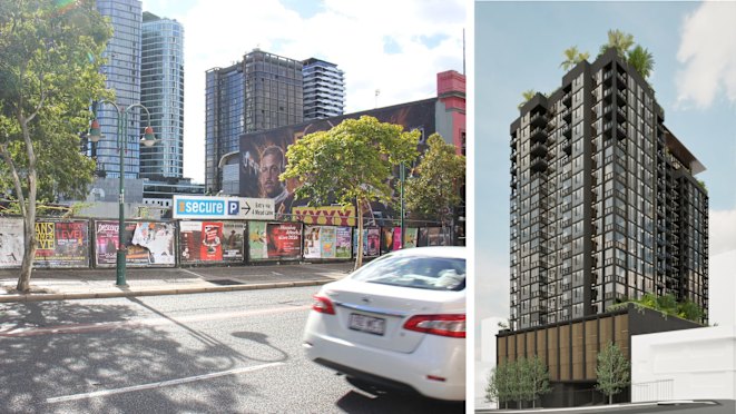 High-rise tower planned on long-empty block in heart of Fortitude Valley