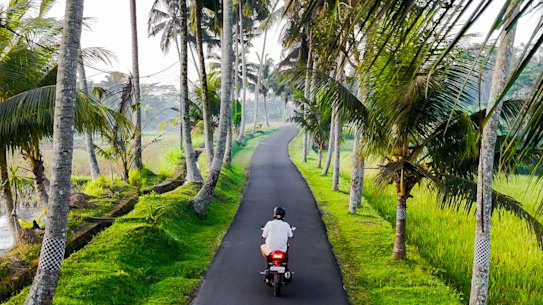 If you’re going to travel on a scooter, make sure you wear a helmet.