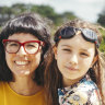 Claudia Alarcon, with daughter Anouk Perlich-Alarcon.