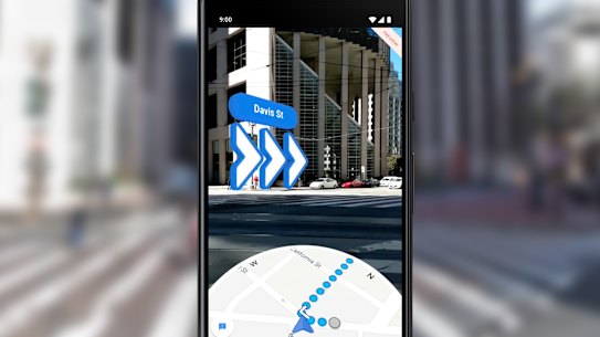 AR navigation in Google Maps is rolling out now to Pixel devices as a preview.