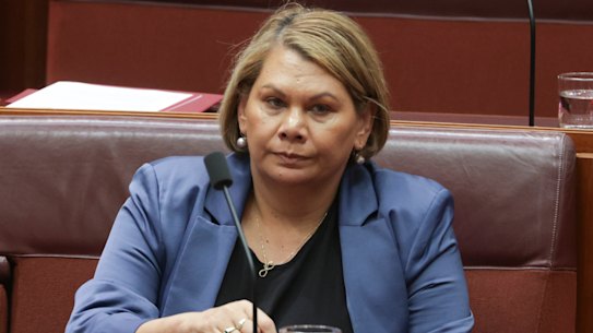 Dorinda Cox in the Senate earlier this month.