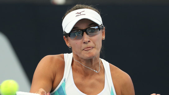 Arina Rodionova upset Sloane Stephens.