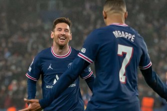 Lionel Messi and Kylian Mbappe were responsible for all four of PSG’s goals.