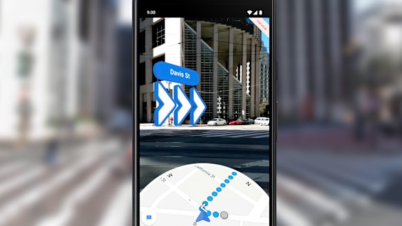 AR navigation in Google Maps is rolling out now to Pixel devices, as a preview.