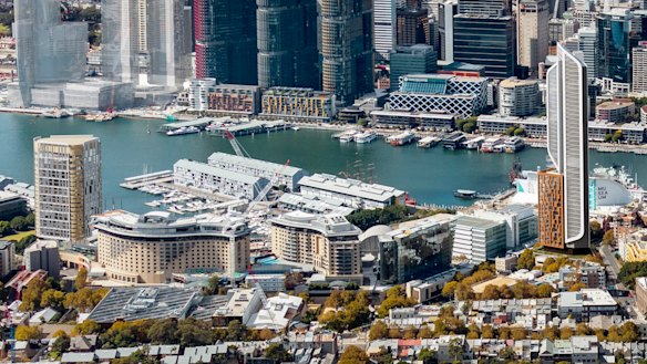 An artist's impression of The Star's plans for northern and southern towers.