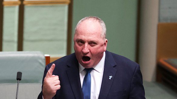 Member for New England Barnaby Joyce.