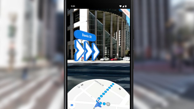 AR navigation in Google Maps is rolling out now to Pixel devices, as a preview.