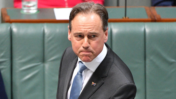 Health Minister Greg Hunt made a number of changes to My Health Record after public outcry.