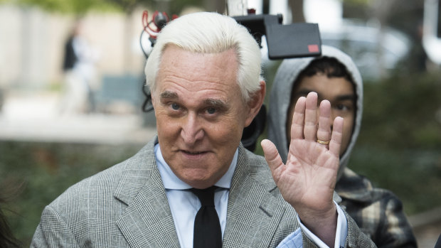 Roger Stone., pictured here in November 2019. 