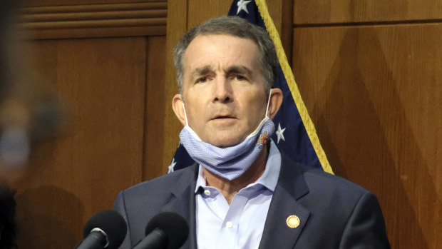 Also targeted: Virginia Governor Ralph Northam.