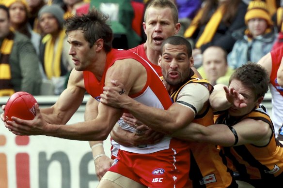 Josh Kennedy was a key to the Swans' 2012 grand final triumph.