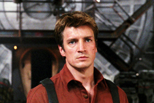 Nathan Fillion in the short-lived series Firefly.