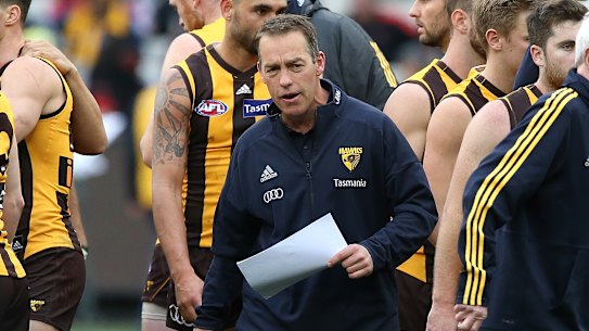 Hawthorn coach Alastair Clarkson.