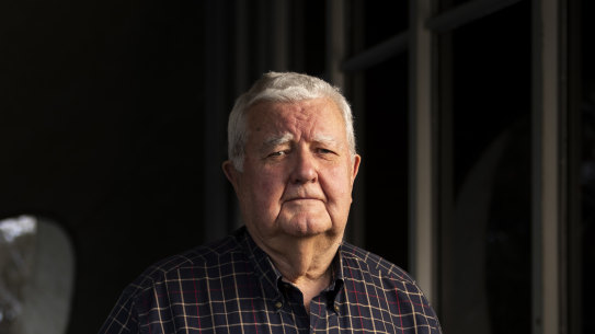 Professor Ian Chubb, at the Academy of Science’s Shine Dome in Canberra on Friday.