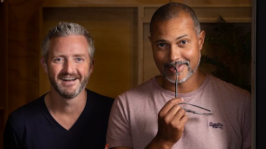 Stephen Curry and Bert LaBonte play competitive friends in The Truth.