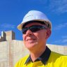 Liontown chief executive Tony Ottaviano at the part-built Kathleen Valley mine in August.