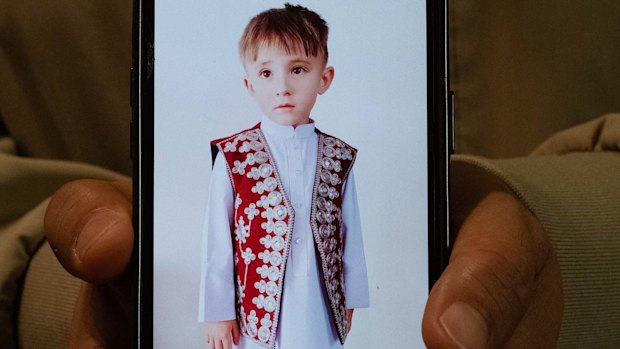 Sayed Anas Hashemi, now aged 3, has been separated from his family since he was a month old.