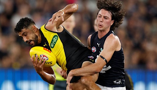 Richmond’s Marlion Pickett may not have played in round one if not for the new sub rule.