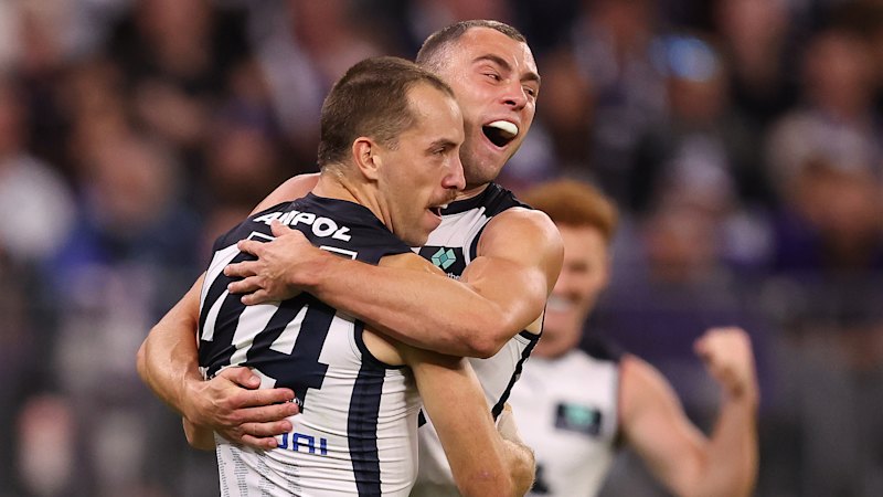 AFL LIVE: Brave Blues just fall short on Anzac Day after a Power surge shocks the Cats in Adelaide