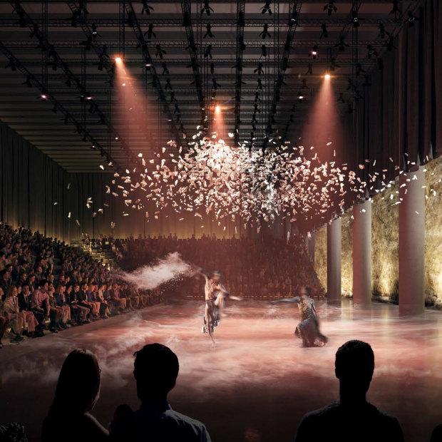 The performance space proposed for Buruk.