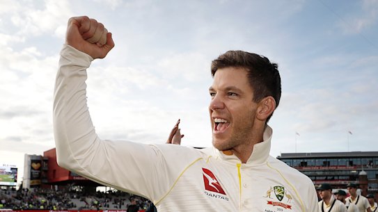 Tim Paine as seen in The Test, an eight-part documentary series about the Australian men's cricket team.