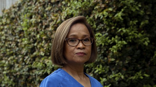 Jocelyn Hofman, a registered nurse in a Blue Mountains aged care facility, has been active pushing for reforms  to provide more nursing care. 