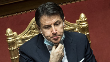 Resigned: PM Giuseppe Conte.