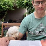 I love a balmy Saturday, when we sit outside and read the @goodweekendmag.