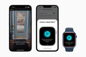 Apple has previewed door detection and Apple Watch mirroring as upcoming accessibility features.