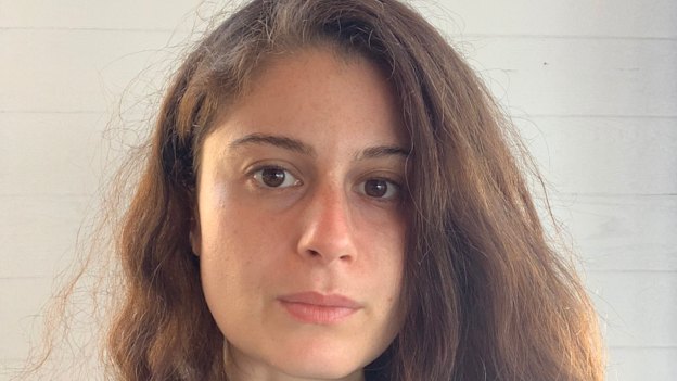 Samah Hadid in Beirut after she survived the blast.