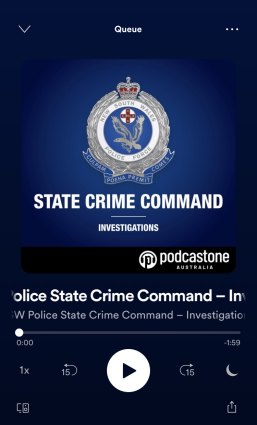 NSW State Crime Command - Investigations podcast