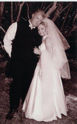 Jon Seccull and Michelle Skewes at their 2003 wedding.
