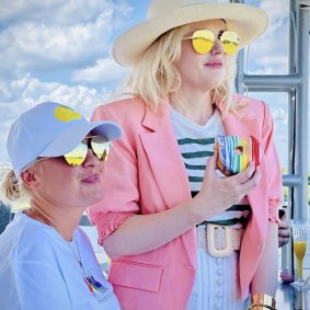 Ramona Agruma and Rebel Wilson at World Pride Polo in Florida in May.