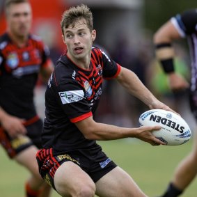 Sam Walker in action back in round one in the NSW Cup.