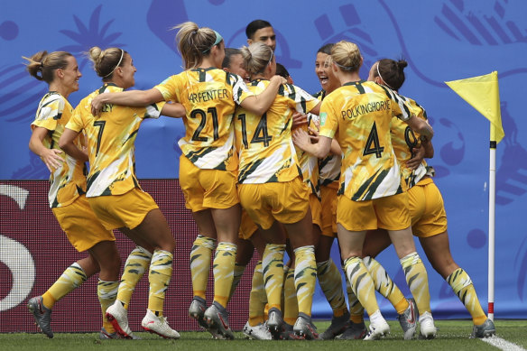 The Matildas will be part of the ABC's free-to-air coverage of soccer.