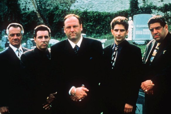 'The Sopranos' starred, from left, Tony Sirico, Steven Van Zandt, James Gandolfini, Michael Imperioli and Vicint Pastore.