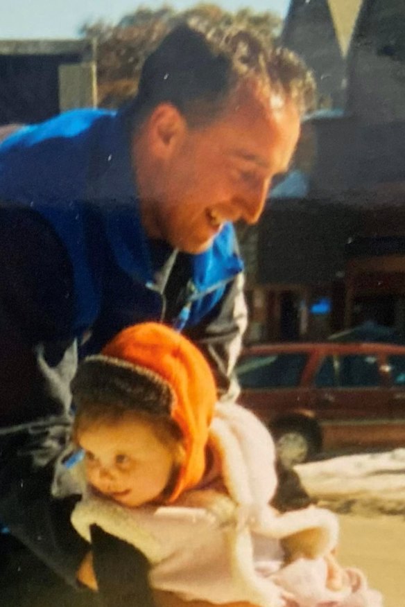 Walter with a young Isabella.  