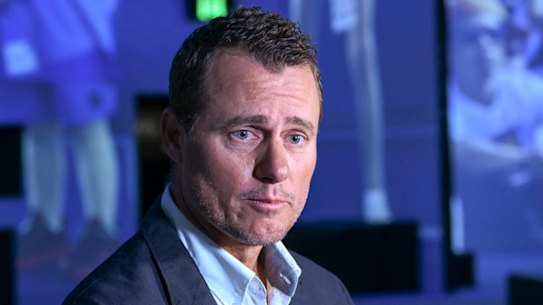 Australian Davis Cup icon Lleyton Hewitt at the launch of the 2025 Australian Open.