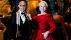 Stanley Tucci and Meryl Streep film the Met Gala scene in The Devil Wears Prada 2. 