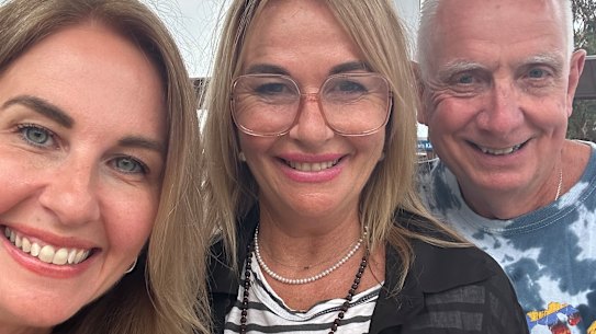 The author (left) with her sister, Maddie and brother, Mark.