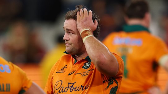 Wallabies captain Harry Wilson. 