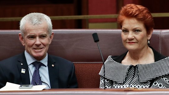 Senator Malcolm Roberts and Senator Pauline Hanson control two critical votes in the Senate.