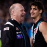 Port Adelaide fined $20,000 over Ken Hinkley’s Jack Ginnivan sledge