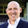 Cricket Australia’s interim chair Richard Freudenstein and chief executive Nick Hockley.