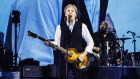 Paul McCartney headlining Glastonbury in 2022.