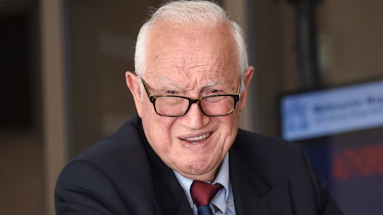 Former Hawthorn doctor Con Kyriacou leaving Melbourne Magistrates Court.