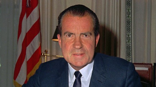  President Richard M. Nixon.