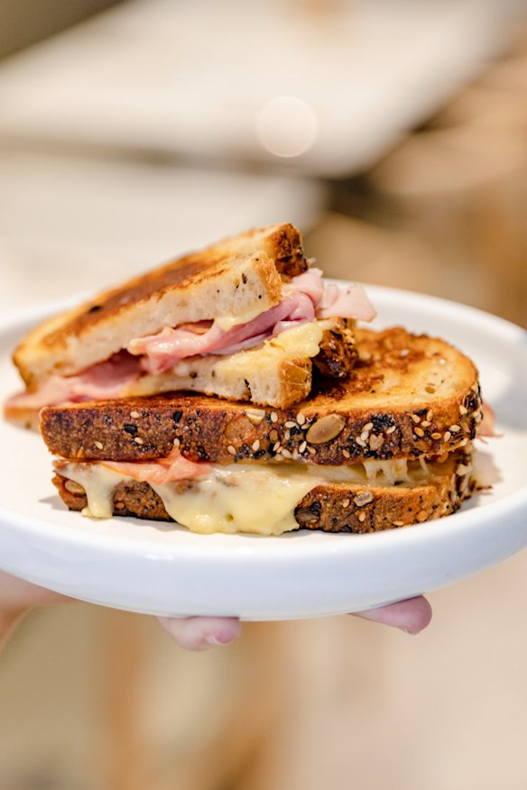 Ham &amp; cheese toastie. 