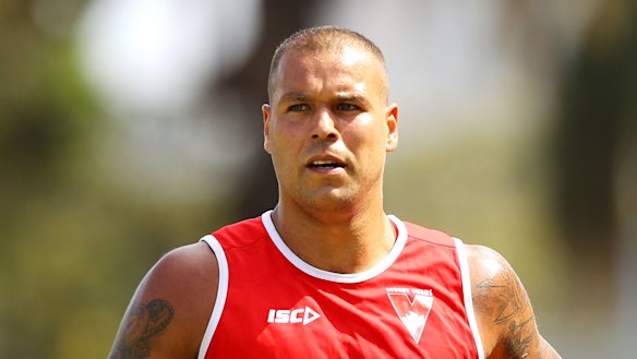 Swans superstar Lance Franklin.