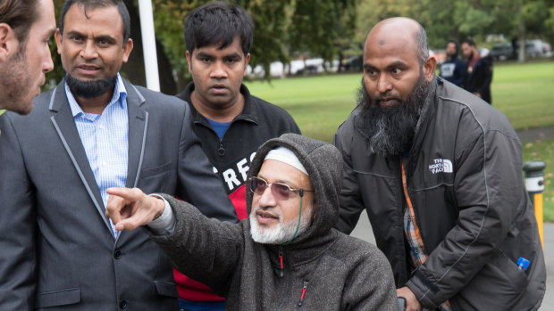 Farid Uddin Ahmad, survivor of the shooting at the Al Noor mosque in Christchurch. His wife Husna was killed helping people escape.